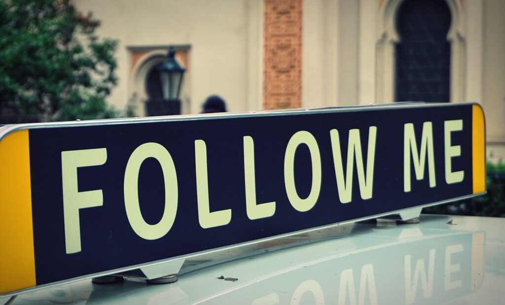 Follow me