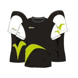 TEE-SHIRT NOIR VERT
