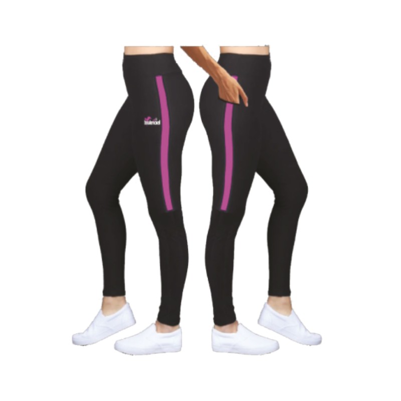 LEGGINS NERO/ROSA