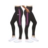 LEGGINS NERO/ROSA
