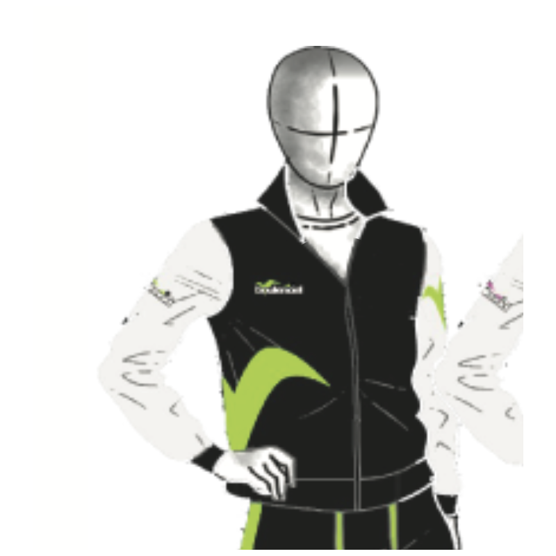 Maglia Tuta nero/verde